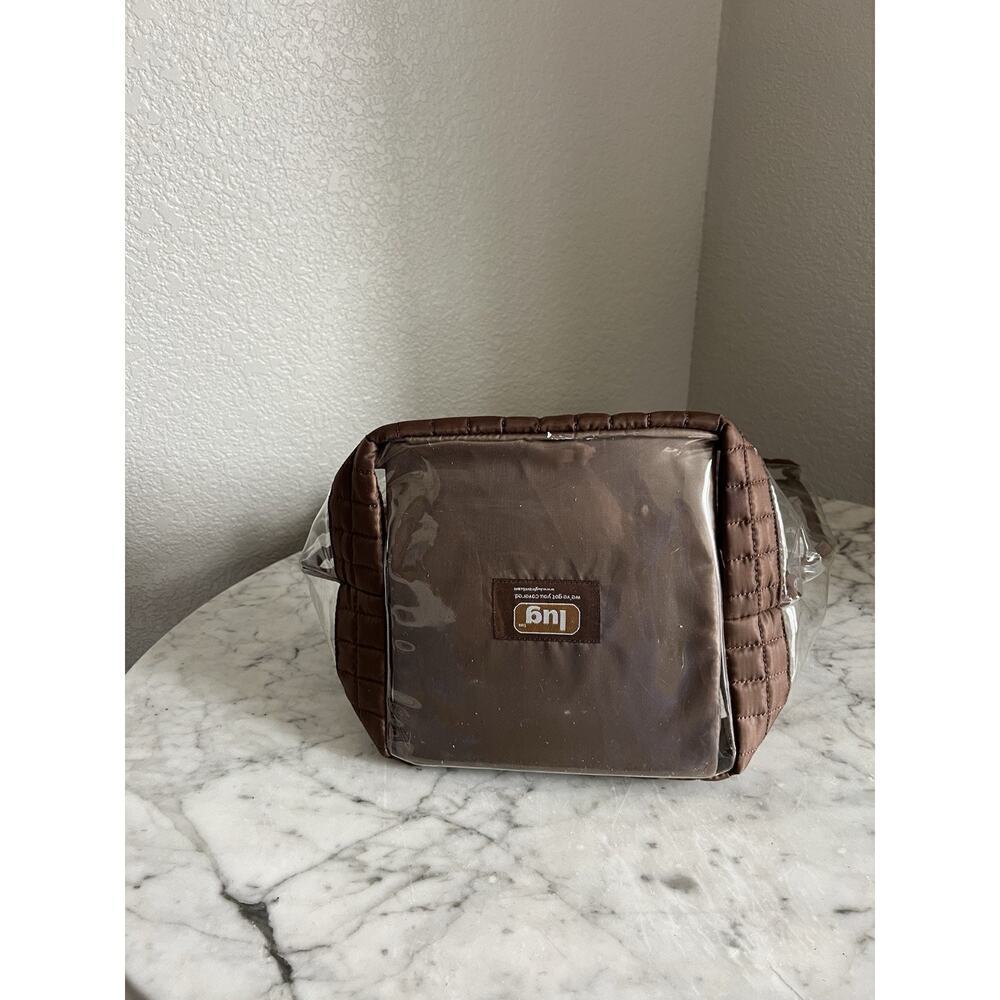 Lug Clearview Square Tote Bag Clear Chocolate Brown - Picture 5 of 5